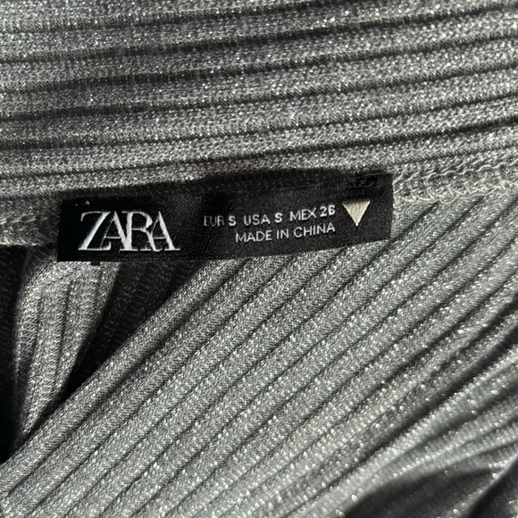 Zara silver top size S - Picture 7 of 7